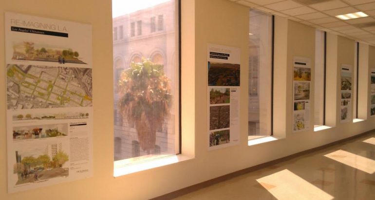 USC Landscape Architecture Student Designs Exhibited at City Hall